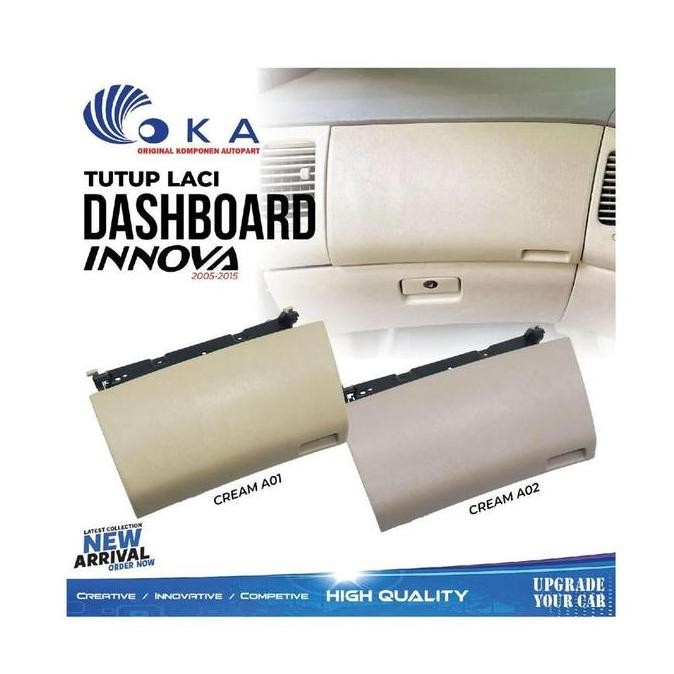 Tutup Laci Dashboard Mobil Innova 2004 - 2015  Cream