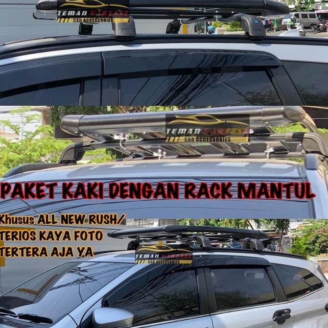 PROMO PAKET ROOF RACK RAK ATAS CROSS BAR DAIHATSU ALL NEW TERIOS
