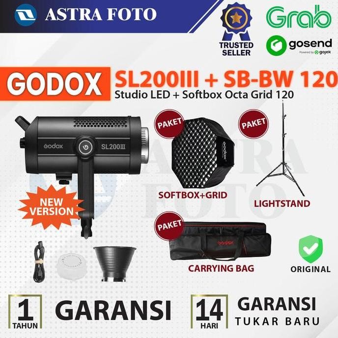 Godox Sl200Iii Studio Led Bowens Mount Sl200 Iii Sl 200 Iii Sl200W Iii