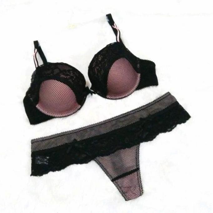 BRA SET C&A THONG G STRING SEXY (BH VS VICTORIA SECRET LASENZA H&M HNM
