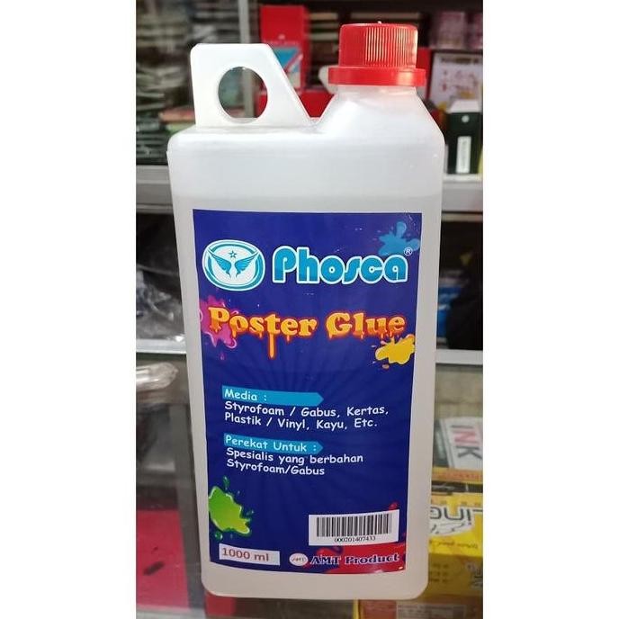 Lem Gabus Styrofoam, Plastik, Mika Phosca Besar 1000 Ml