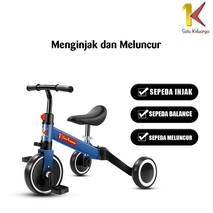 [Eksklusif Toko Mama Gigi] Sk M97 Mainan Sepeda Dorong Roda 3 Anak Sepeda KeseimbanganToysKids