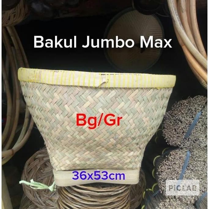 Bakul Nasi Bambu Jumbo Max