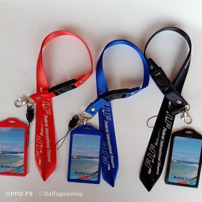 Lanyard Tali Gantungan Id Card-Holder Leasing Fif Paket Murah