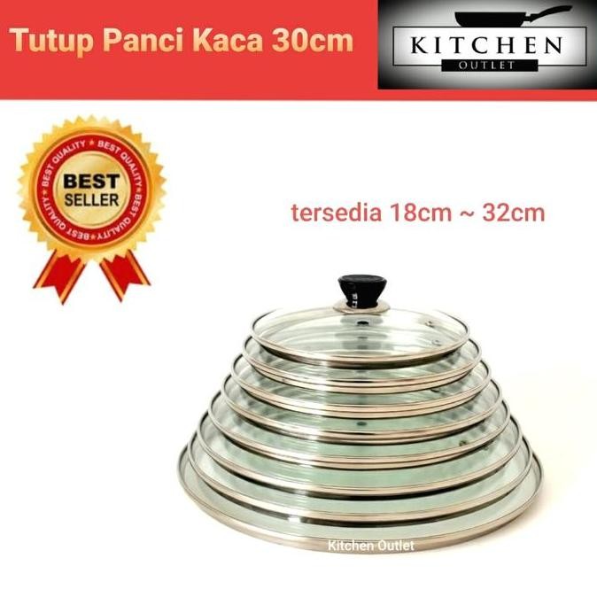 Tutup Panci Kaca 30 Cm