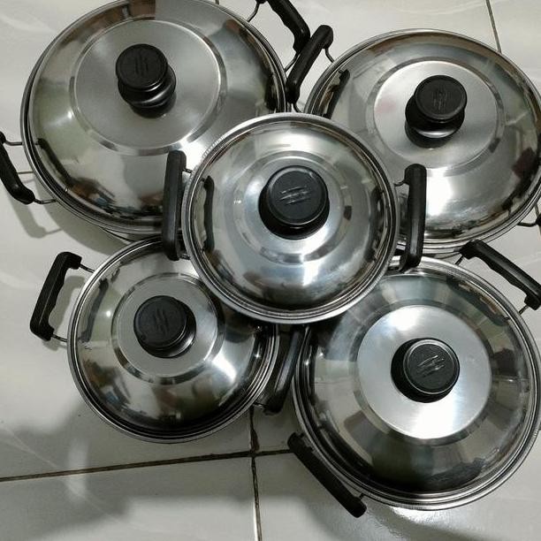 Godenpany Panci Set  Panci Sup Kukus Stainless Steamer Soup Pot