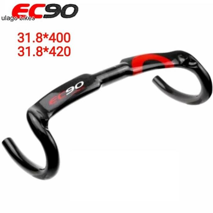 Promo handlebar dropbar carbon EC90 aero 2 31.8 OS drop bar stang balap road stang bengkok sepeda CO