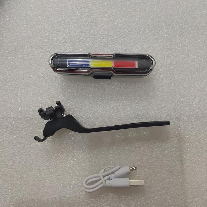 Promo Lampu depan atau belakang sepeda USB polisi strobo COD