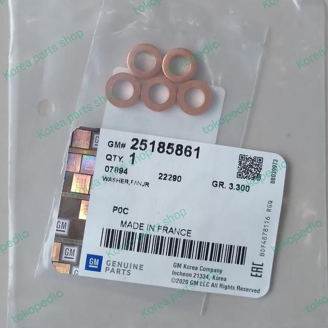 NEW SEAL INJECTOR CAPTIVA DIESEL FL (5PC)