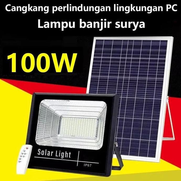 LAMPU SOROT 100W PANEL SOLAR / TENAGA MATAHARI MITSUYAMA MS-96100A
