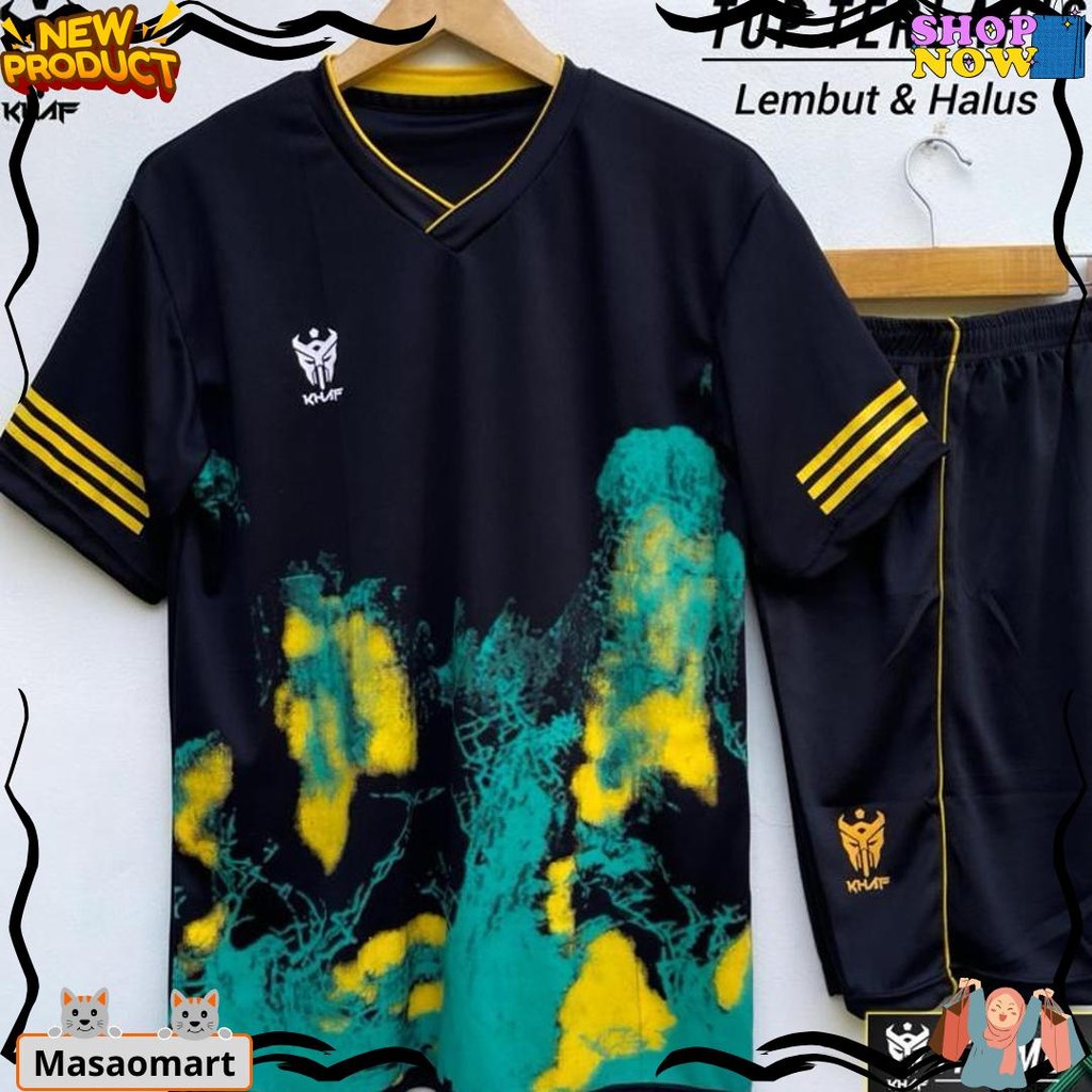 Original COD JERSEY KHAF_BAJU BOLA FUTSAL DEWASA UNISEX OLAHRAGA BADMINTON VOLY