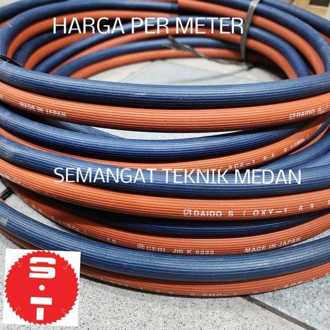 SELANG DOUBLE LAS TWIN WELDING KARET RUBBER HOSE JAPAN JEPANG DAIDO