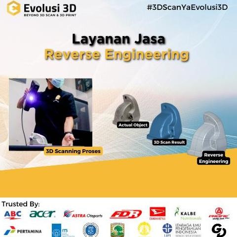 PROMO - Jasa 3D Scan Wajah dengan 3D Scanner Canggih