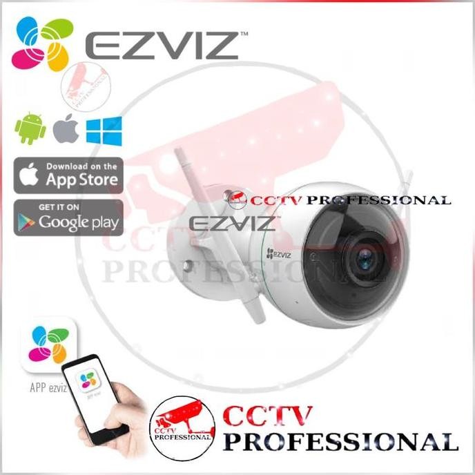 TERMURAH - Ezviz Hikvision C3WN Husky Air 2MP Pro Outdoor Wireless Camera