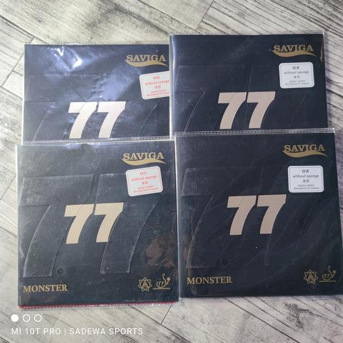 Saviga 77 Monster Ox - Karet Pingpong Tenis Meja Bintik Panjang Lentur