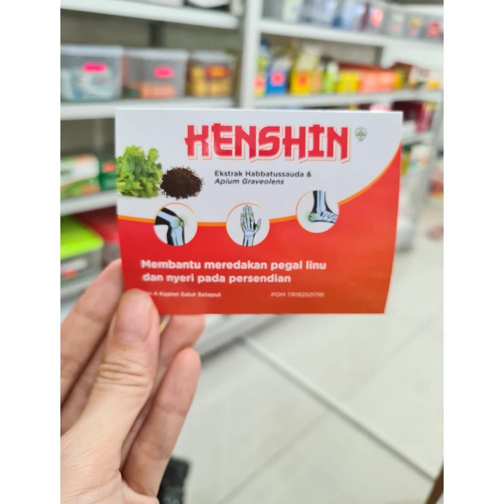 Kenshin Isi 4 Kaplet Obat Sendi Pegal Linu Obat Persendian Nyeri Lutut Nyeri Telapak Tangan Tumit Ka