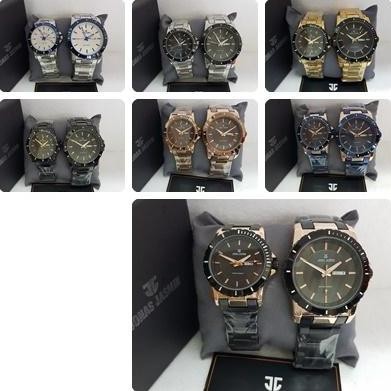 PROMO DISKON - JAM TANGAN COUPLE JONAS JASMIN JJ3112 JJ3112M JJ3112L JJ-3112 ORIGINAL