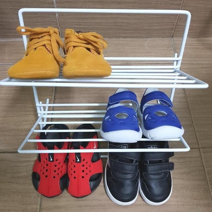 RAK SEPATU MINI BAYI ANAK BABY LIPAT TEMPAT SANDAL LEMARI NIKE SUSUN