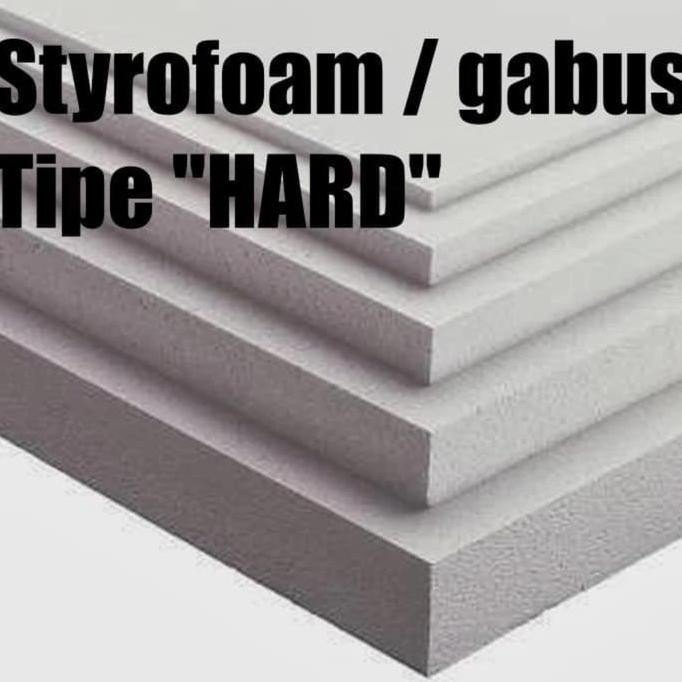 {{{{}}] Styrofoam Lembaran / Styrofoam lembaran 100x50x5cm / Gabus lembaran (Hard) (khusus pengirima