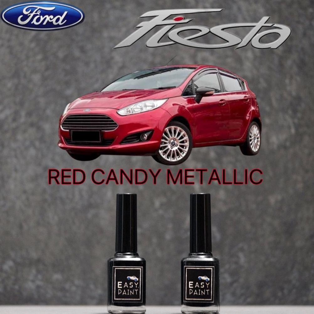 YY- CAT OLES MOBIL RED CANDY METALIC FORD FIESTA MERAH MAROON METALIK 15ML