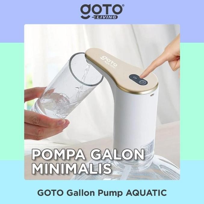 Terbaik Pompa Air Galon Elektrik Dispenser Air Minum Pump Charge Usb Goto 100% Ori