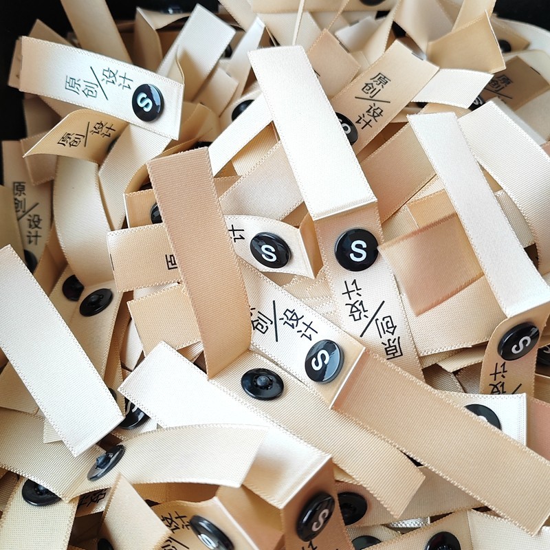 READY 100Pcs Label Ukuran Baju Label Pakaian Plastik Dapat Dilepas Label Size Baju Angka Label Size
