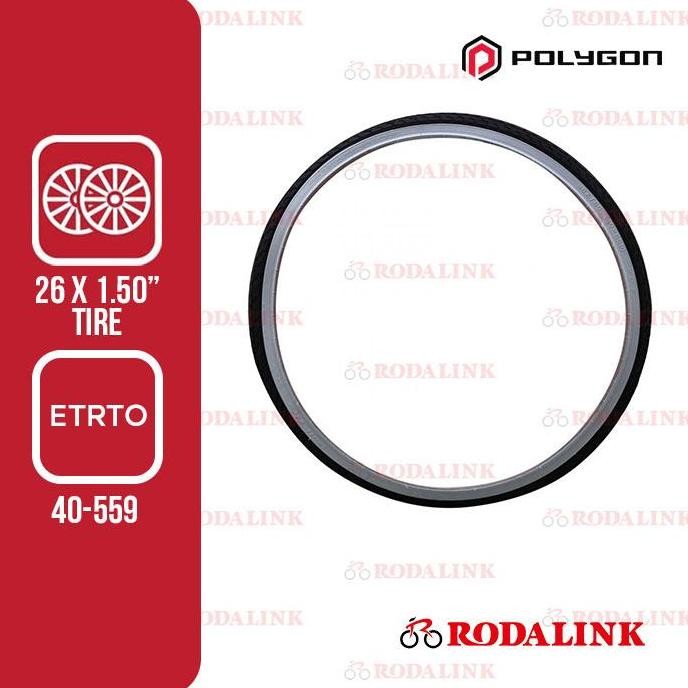 Promo Polygon Ban Sepeda 26X1.50" | Ban Sepeda Wanita 26" Lovina COD