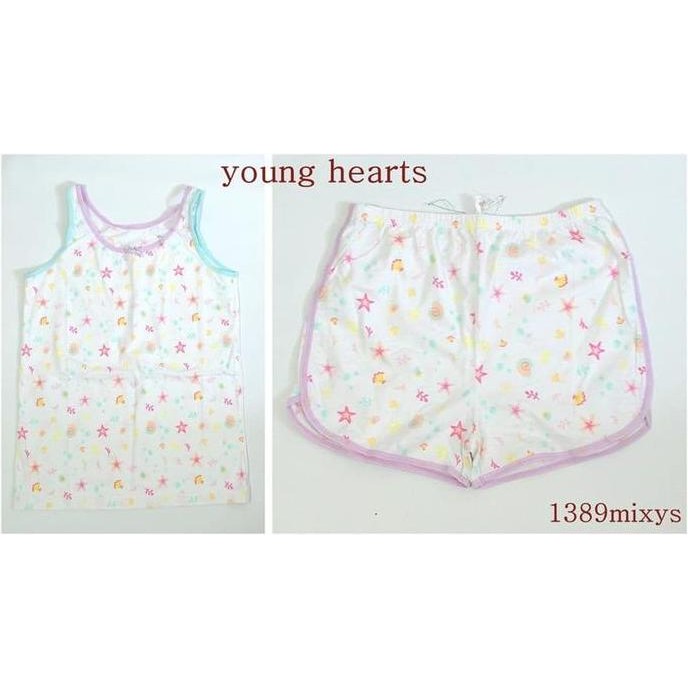 YOUNG HEARTS BAJU TIDUR ANAK PIYAMA REMAJA (SORELLA PIERRE CARDIN HNM