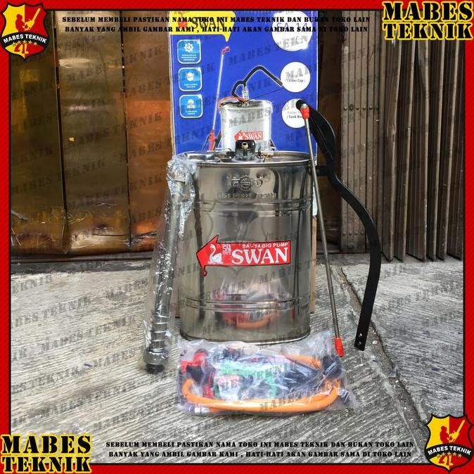 Alat Semprot Swan Sa-14 - Sprayer Tangki Stainless Manual Swan Sa14