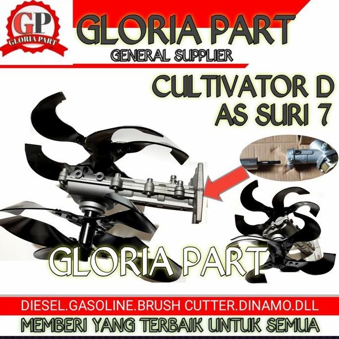 Cultivator/Kepala Mini Tractor/Peyiang Gulma/Pengembur Tanah D(Suri7)