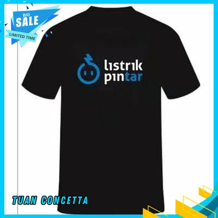 KAOS TSHIRT BAJU COMBED 30S DISTRO LISTRIK PINTAR PLN BUMN POLOS CUSTOM NEGARA INDONESIA PRIA WANITA