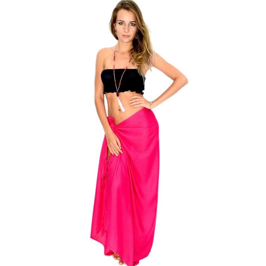 SARUNG PANTAI ASLI BALI DOLPHIN LUMBA KAIN PANTAI ROK PANJANG MAXI