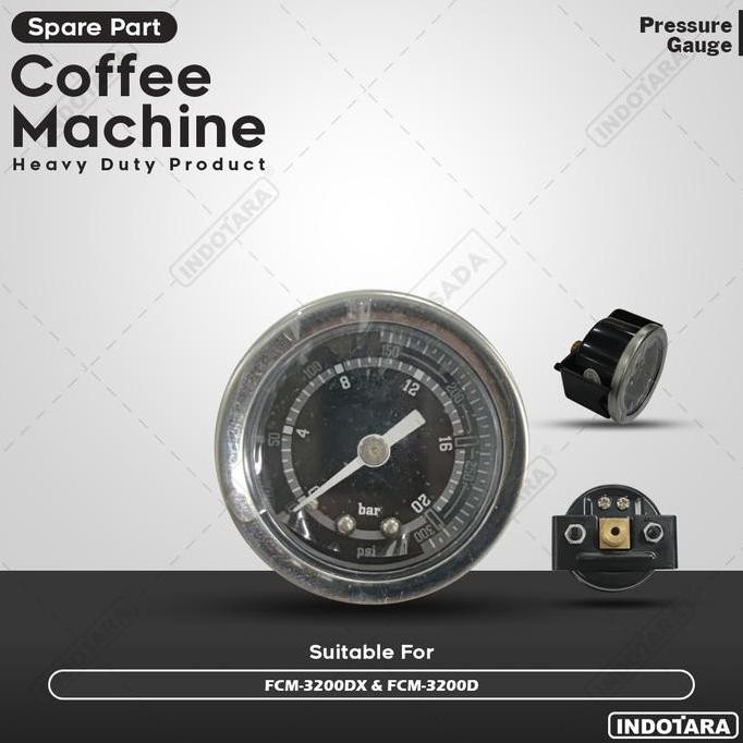 NEW - Pressure Gauge 20 BAR For FCM3200DX - FCM3200D
