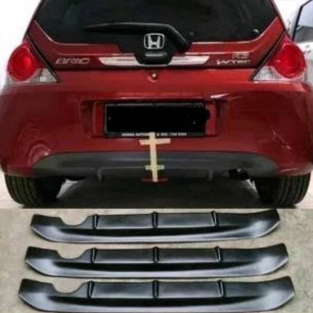 (GARANSI) Diffuser Difuser Rear Bumper Bemper bodykit belakang Honda Brio lama old 2012 2013 2014 20