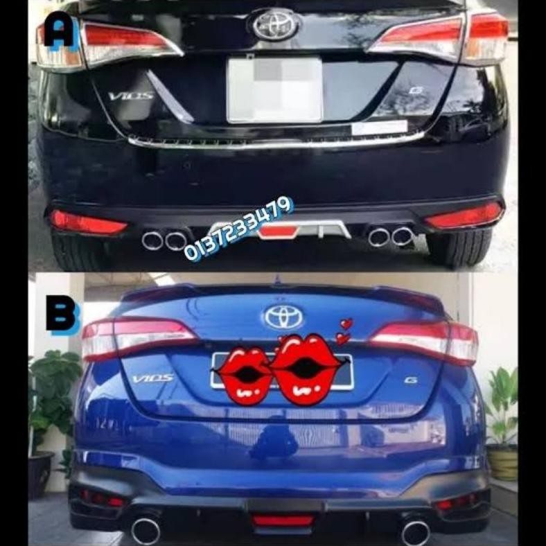 bumper belakang mobil spoiler diffuser universal