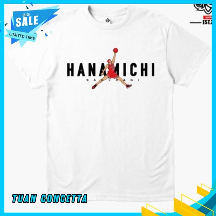 KAOS TSHIRT BAJU OBRAL MURAH COMBED 30S DISTRO HANAMICHI SAKURAGI AIR JORDAN POLOS CUSTOM INDONESIA 