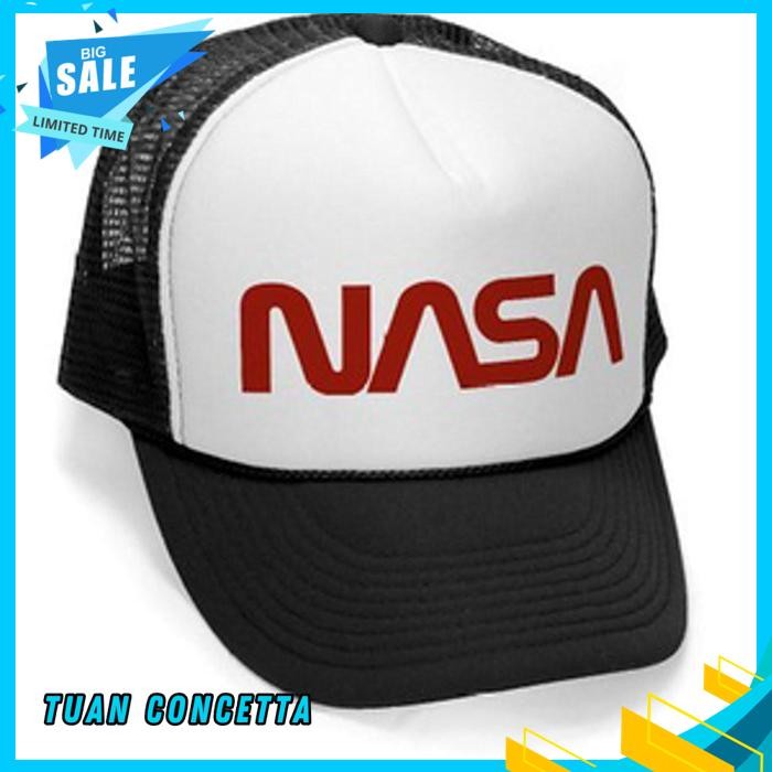 TOPI TRUCKER JARING HAT CAP CUTTING NASA POLOS CUSTOM INDONESIA PRIA WANITA UNISEX ASTRONAUT ANGKASA