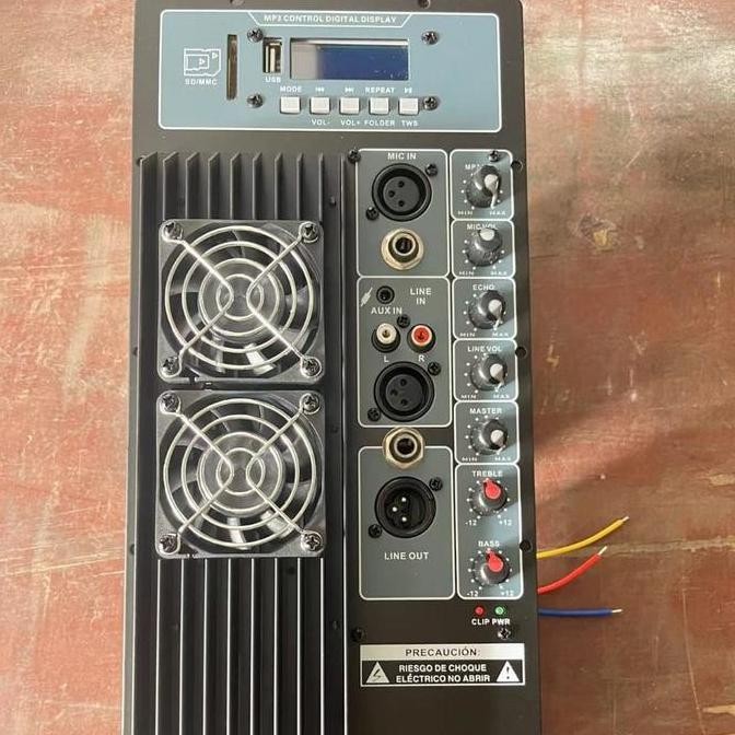 POWER KIT MESIN SPEAKER AKTIF HITAM PL2 MP3 USB BLUETOOTH