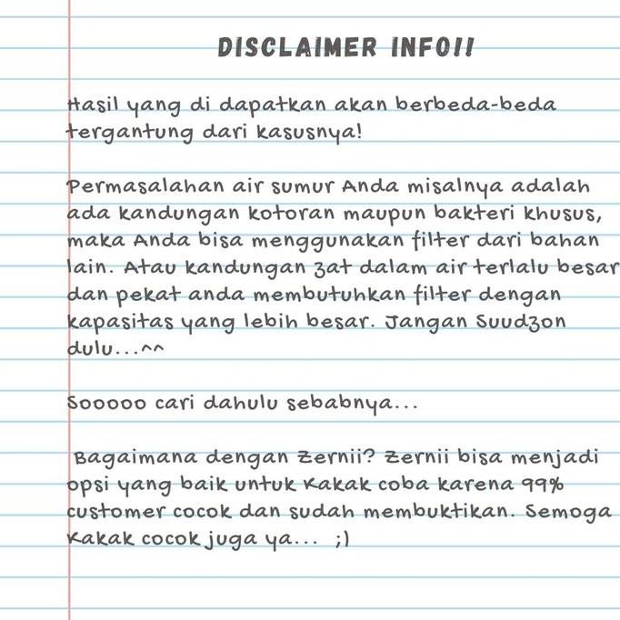 (Expert) ZERNII FILTER AIR KRAN PENYARING AIR KERUH