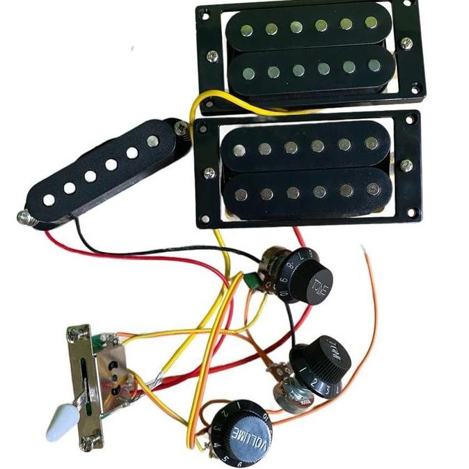 Set Wiring Pick Up Gitar Elektrik HSH Terbaru