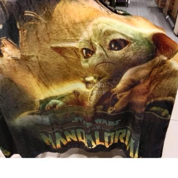 selimut impor star wars alien grogu mandalorian baby yoda
