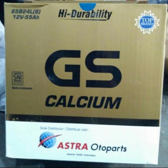 BEBAS ONGKIR - Aki CRV/ Aki HRV/ GS Calcium 65B24LS/ GS MF Ns60LS Astra Otoparts
