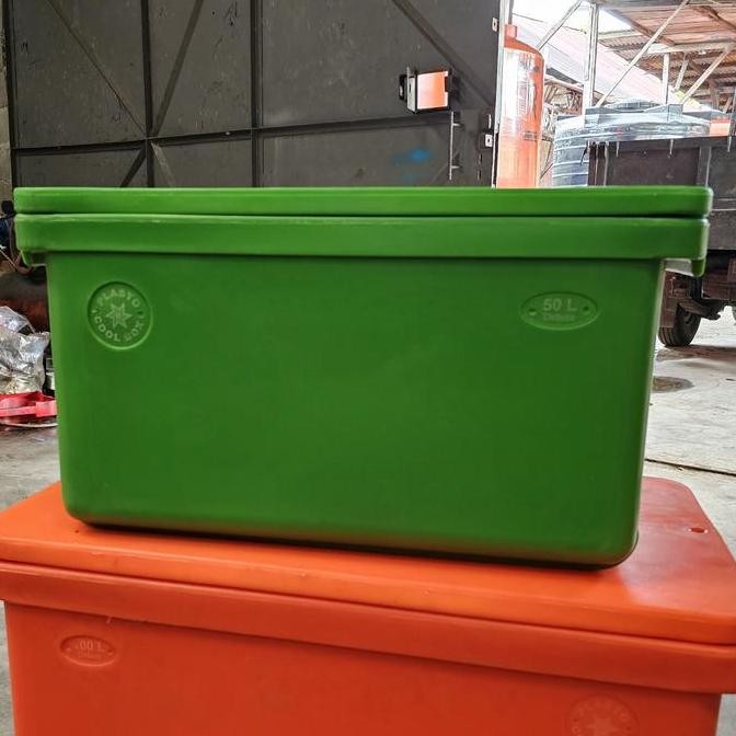 coolbox Cool Box Cooler Box Peti Es 50 liter merek PLASTO