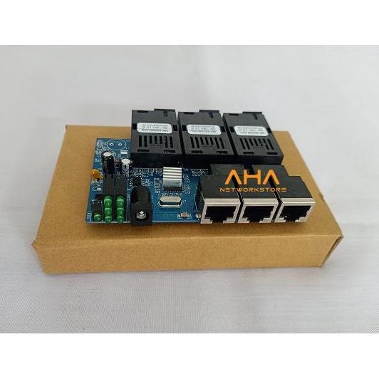 TERMURAH - PCBA 3F3E POE PCBA Converter FO 3FO 3ETH POE Board Only 3F3E