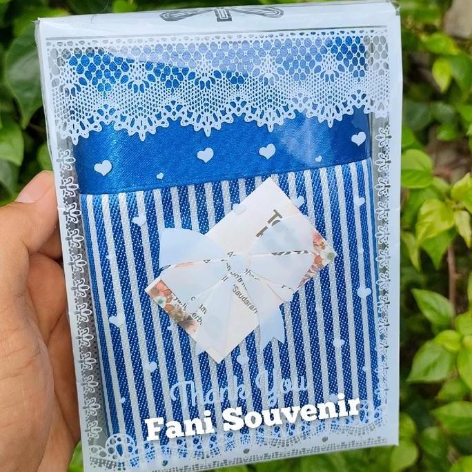 Dompet Pria Minimalis 25 Pcs Souvenir Dompet Salur Besar Kemasan Mika