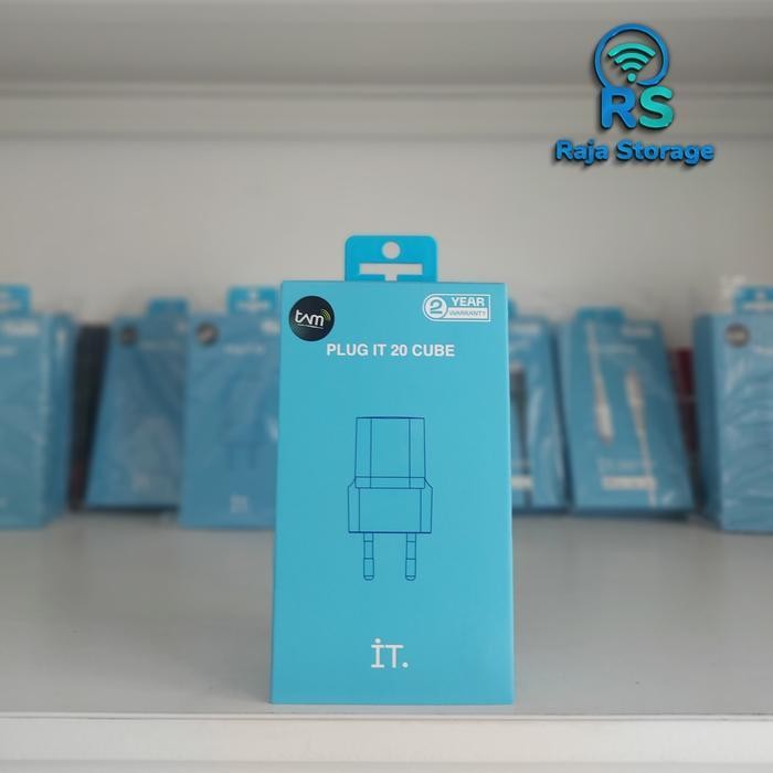 It Plug 20 Cube Charger Kepala Charge Type C 20W Fast Charging Iphone Termurah Best Quality 100% Ori