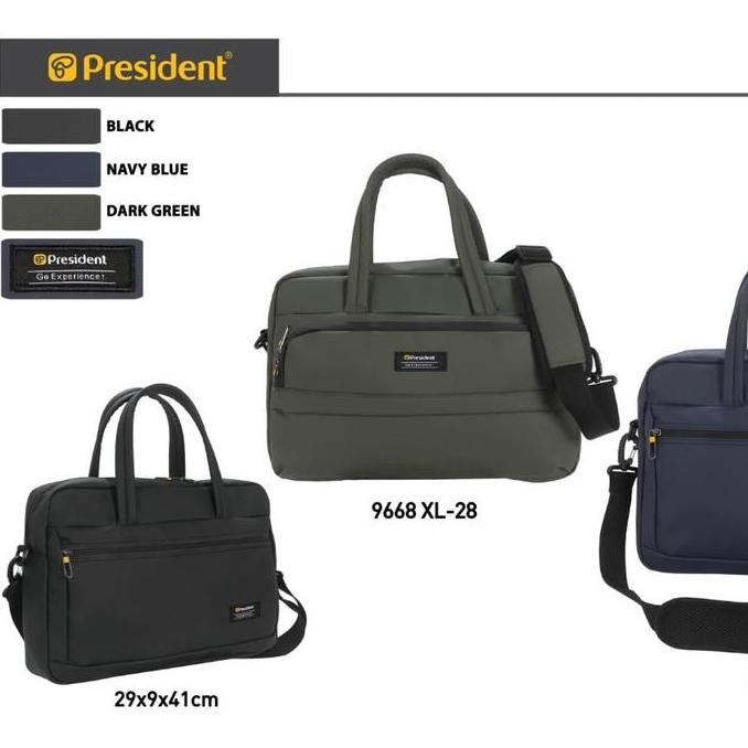 New Arrival President Tas Selempang Kerja Kantor Briefcase Pria Wanita