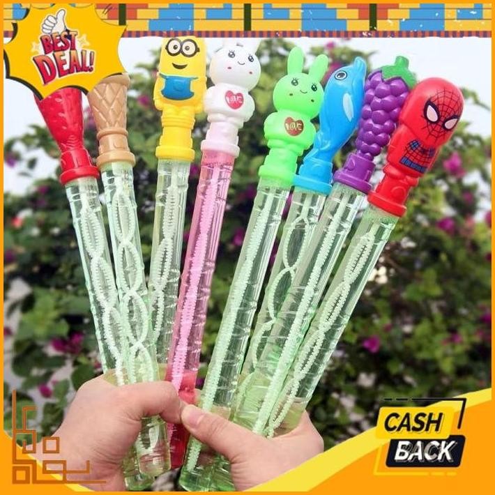 Terbaik Mainan Bubble Besar / Bubble Sabun Stick / Gelembung Tiup Balon Karakter / Bubble Sabun / Ma