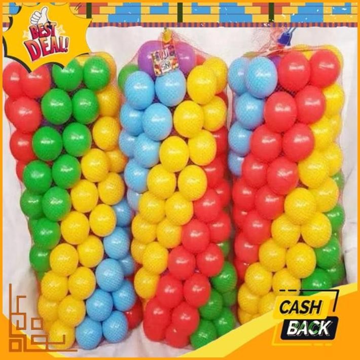 Terbaik 100 Pcs Bola Mandi Anak Bola Jaring Warna Warni