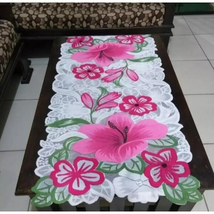 Taplak Meja Minimalis Modern Atau Taplak Meja Ruang Tamu Karakter Ukuran 50 X 100 ZER